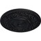 Ekena Millwork Rose Ceiling Medallion (Fits Canopies up to 13 1/2"), Hand-Painted Steel Gray, 33 7/8"OD x 2 3/8"P CM33ROSGS - alternate 2